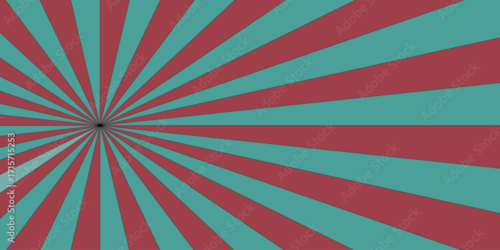 Poster abstract background with rays. colorful sun rays sunburst pattern background. sunset light retro des