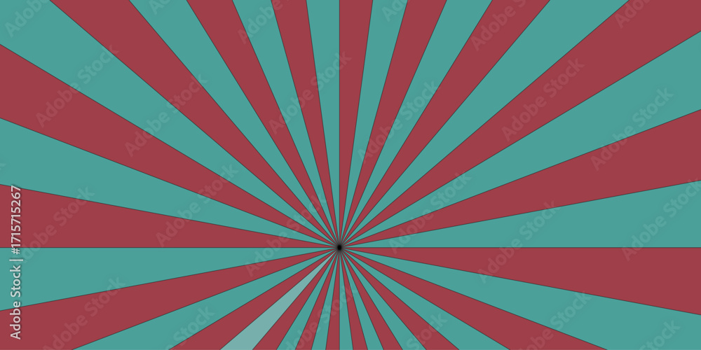 Poster abstract background with rays. colorful sun rays sunburst pattern background. sunset light retro des