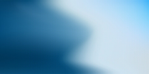 Blurry abstract background, template with a soft wavy gradient blending deep blue into white. Minimalist and modern design, ideal for presentations, banners or digital visual user interfaces.