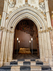 Fototapeta premium Toledo, Spain, May 21 2025, Interior of Saint Mary Cathedral in Toledo, Spain