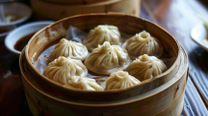 Authentic Chinese Xiaolongbao (Steamed Soup Dumplings): Pork, Crab Roe & Vegetarian Flavors with Juicy Filling & Thin Wrapper – Perfect for Breakfast, Restaurant Meals, Homemade Cooking & Gift Sets