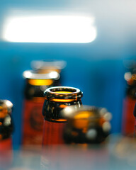 close up of a glass of beer