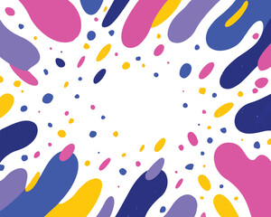 활기찬 추상 벡터 배경 디자인