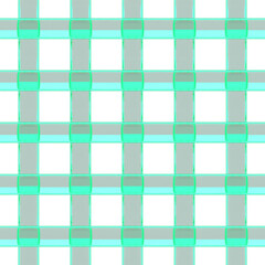 3d seamless grid pattern with green glass texture abstract lattice design glowing transparent background