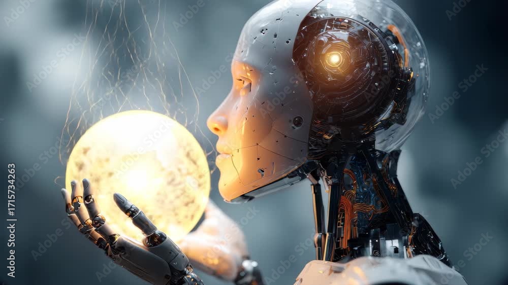 Poster exploring the intersection of artificial intelligence and creativity through advanced generative tec
