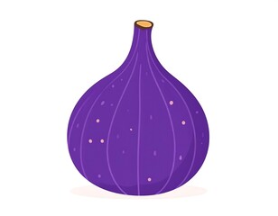 Purple fig illustration