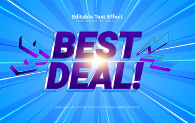 best deal editable text effect