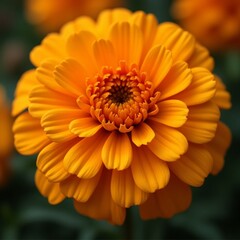 orange chrysanthemum flower