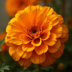 orange chrysanthemum flower
