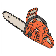Fototapeta premium A red plow with a large screwdriver on it 