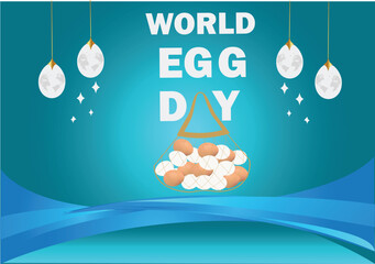 Vector world egg day concept . Egg Nutrition, Freshness, and Global Food Appreciation. A pair of eggs, egg light with map, graphics elements modern backgrounds design.