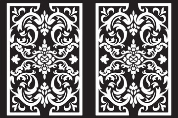 Floral Laser Cut Vector Designs