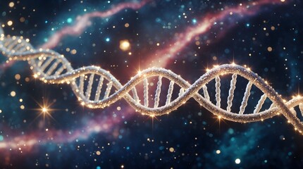 Cosmic DNA A Stunning Visualization of Genetic Code in the Universe