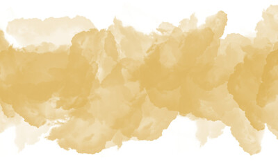 Obraz premium Abstract golden smoke wisps isolated on transparent background