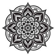 mandala round ornament