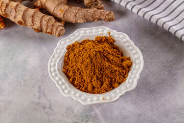 Indian spices - Curry powder heap