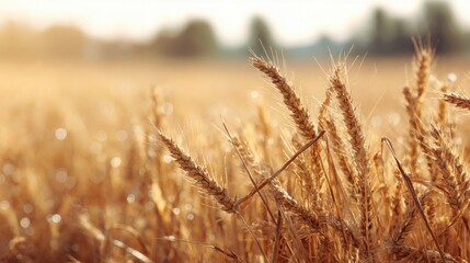 Fototapeta premium golden wheat field