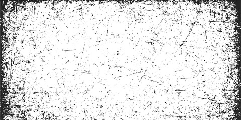Abstract black and white grunge texture with a dirty dust splash pattern on an old paper surface