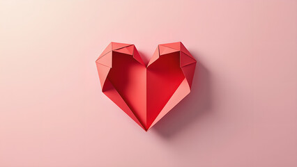 Heart-shaped origami