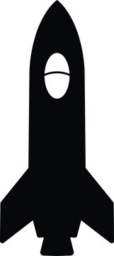 Iconic jet airplane silhouette symbol ready for takeoff and exploration