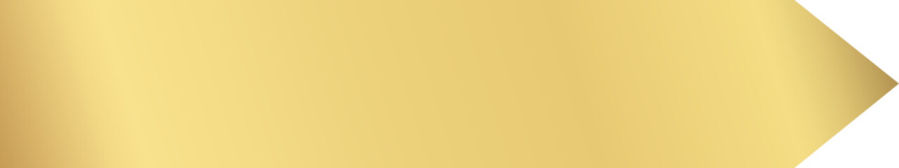 Curved Banner Gold Label Banner — Luxury Metallic Badge for Premium Promotion