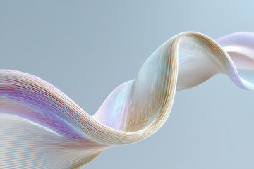 delicate swirling lines hover gracefully against clean background creating calming visual experience