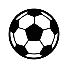 Fototapeta premium Soccer Ball Vector A Detailed Design, Illustration of Sport ,and Game Ball, perfect for vector graphics ,and athletic themes 