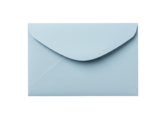 Isolated pastel stationery envelope blank for communication, mail, invitation, document delivery