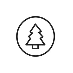 Tree icon. Tree vector set. Linear icon collection.
