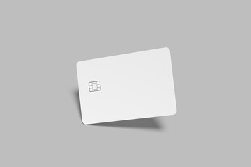 Credit Card Blank Mockup with shadow