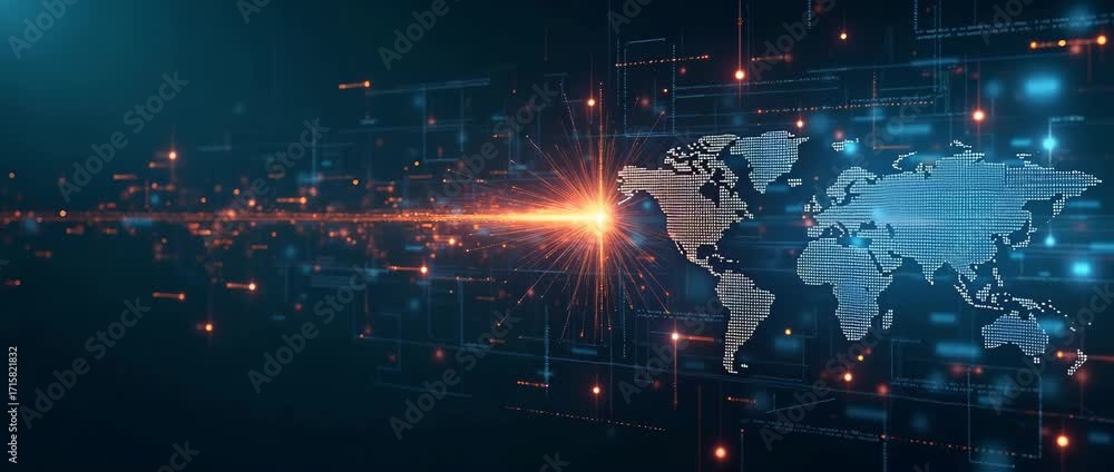 Poster refined imagery illustrating hybrid warfare with symbolic visuals and analytical data that capture f