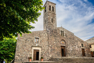 Obraz premium Fortezza di Radicofani, Toscana, Val d'Orcia