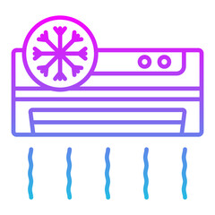 Fototapeta premium Air conditioner Icon