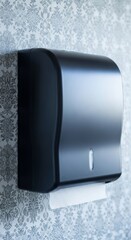 Paper towel dispenser provides hygiene in public restroom