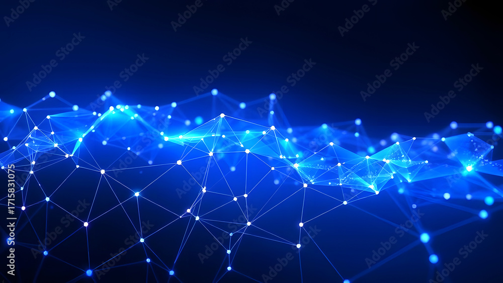 Fototapete modern technology texture background design. waves flow. quantum explosion technology. quantum compu
