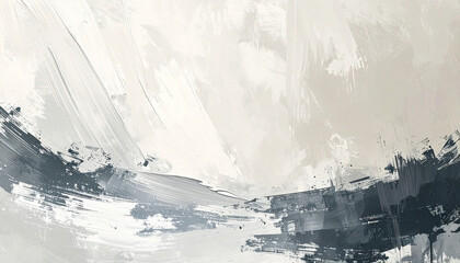 Abstract brushstrokes in muted tones textured paint