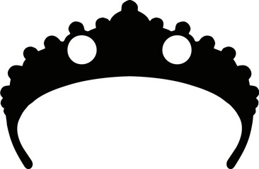 Jeweled Headband &ndash; Minimalist Silhouette Design for Fashion Accessories and Formal Occasions


