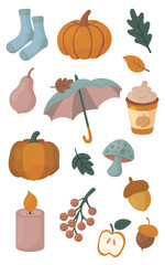 Autumn Cozy Elements Collection