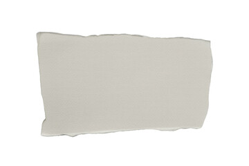 Obraz premium A piece of torn white paper with irregular edges against a transparent background, ideal for design elements. background removed