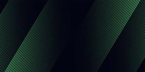 Futuristic abstract background with shiny green lines on a dark background. Perfect for technology, gaming, e-sports, and digital interfaces.