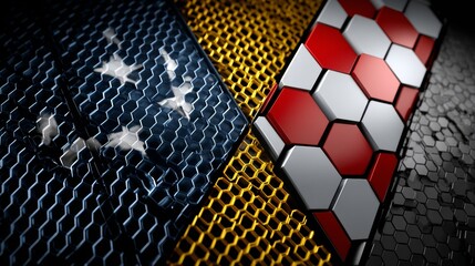 Abstract texture flags concept banking finance corporate composition patriotic design