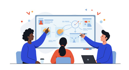 Elevated Digital Finance: Premium Vector Art for Visionary Millennial & Gen Z Investors