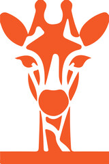 Fototapeta premium giraffe icon simple icon. Vector ICON all icon Viktor..