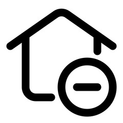 smart home outline icon set