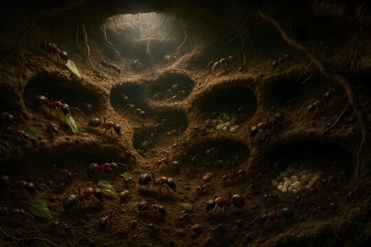 inside an anthill