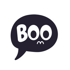 3D black speech bubble icon vector illustration