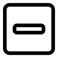 media social outline icon set