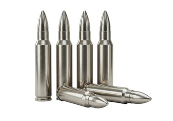 Isolated bullet cartridges, ammunition for rifles or handguns for military and defense use