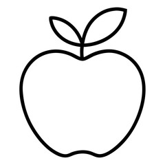 apple with leaf