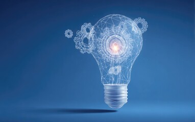 Innovative Idea Lightbulb Concept.